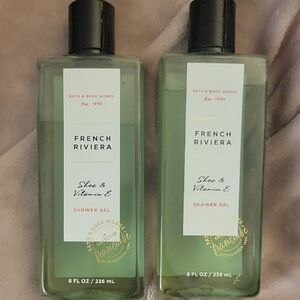 Bath & Body Works French Riviera Shower Gel - Light Green Bottle